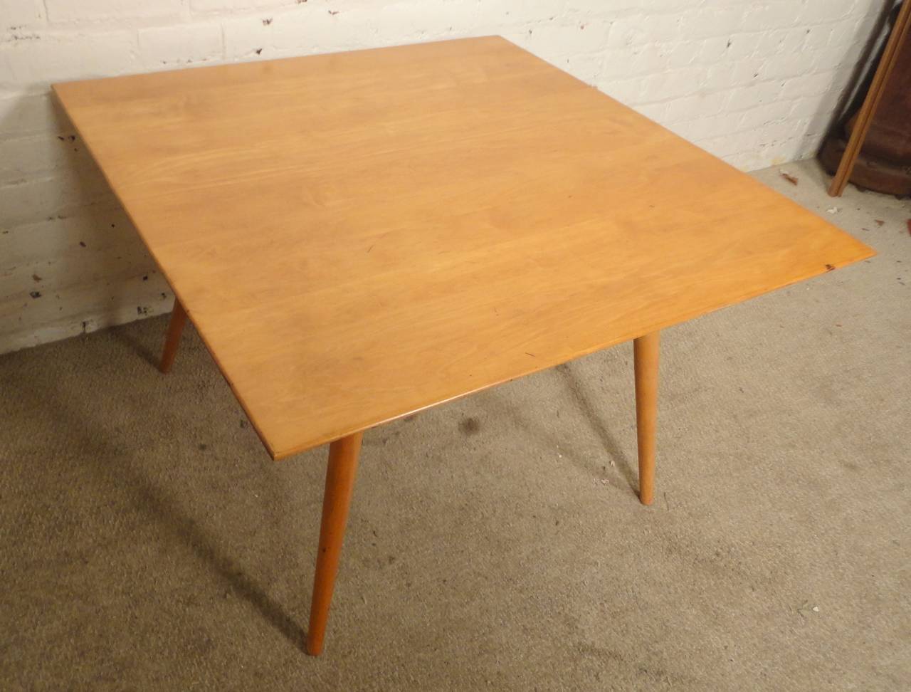 Mid-20th Century Rare Mid-Century Square Coffee Table By Paul McCobb
