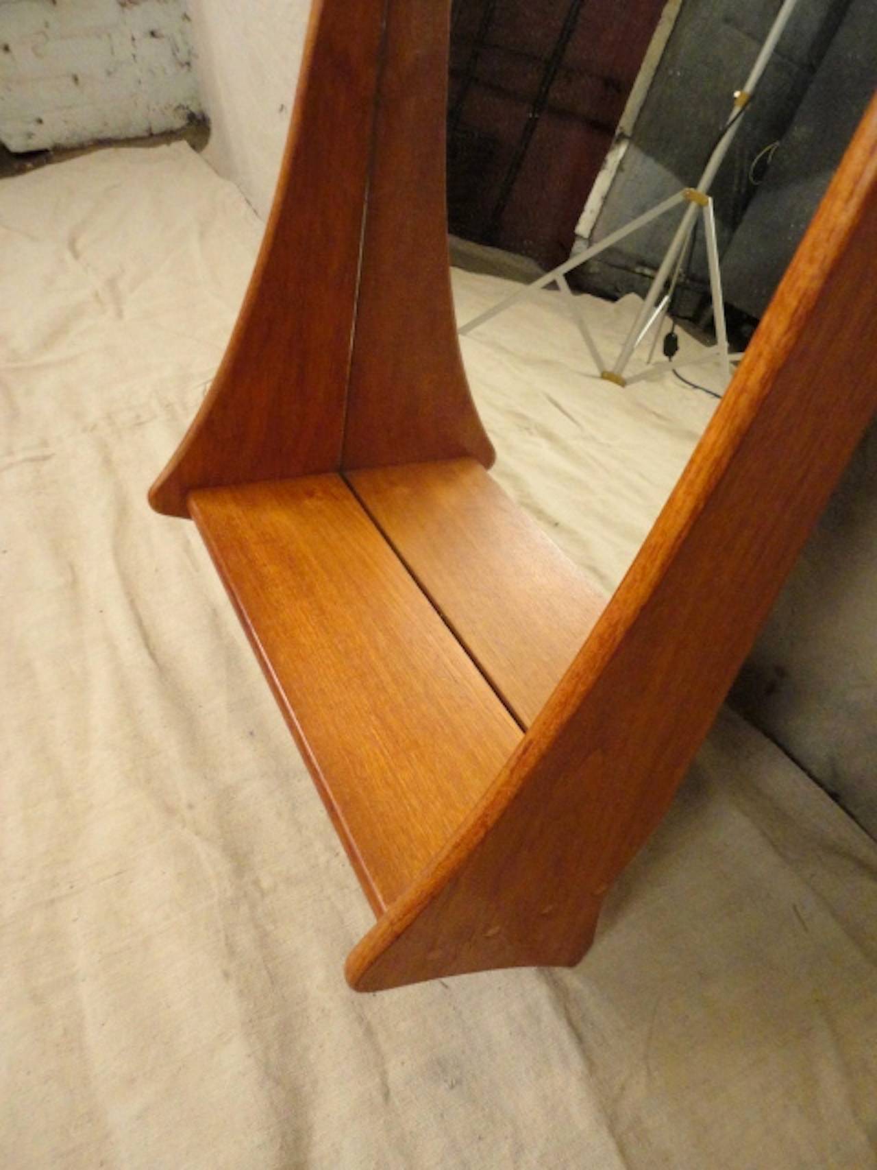 Mid-20th Century Mid-Century Danish Mirror By Pedersen and Hansen