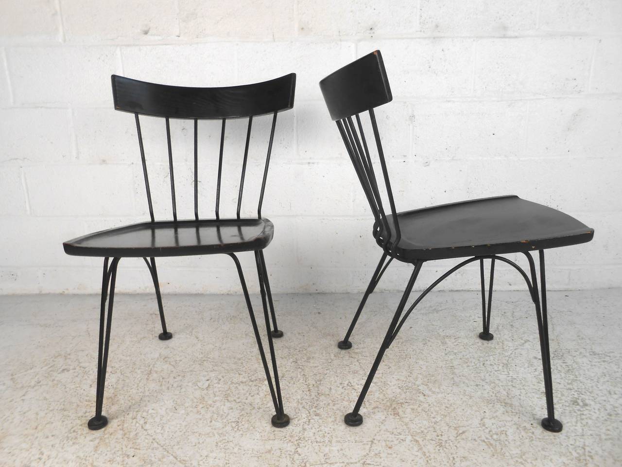 Mid-Century Modern Chaises pivotantes modernes du milieu du siècle dernier de Lee Woodard en vente