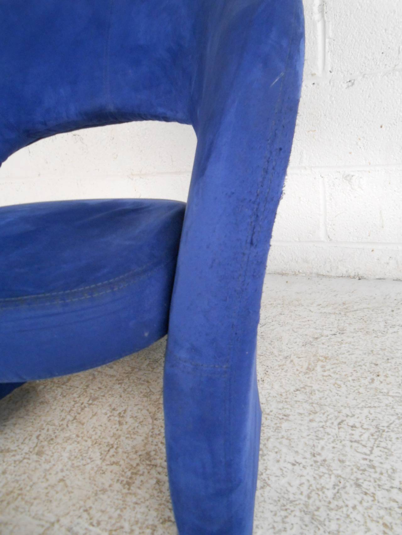 20th Century Modern Corkscrew Side Chair
