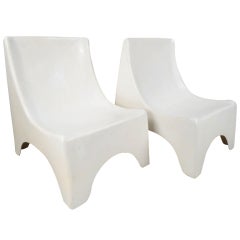 Molded Fiberglass Lounge Chairs