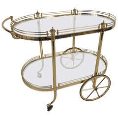 Two Tier Rolling Tea/Bar Cart