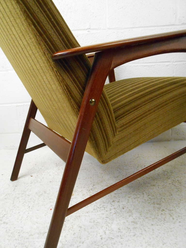 Late 20th Century Danish Modern High Back Armchairs