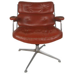 Mid-Century Modern Time Life Executive Swivel Chair for Herman Miller by Eames