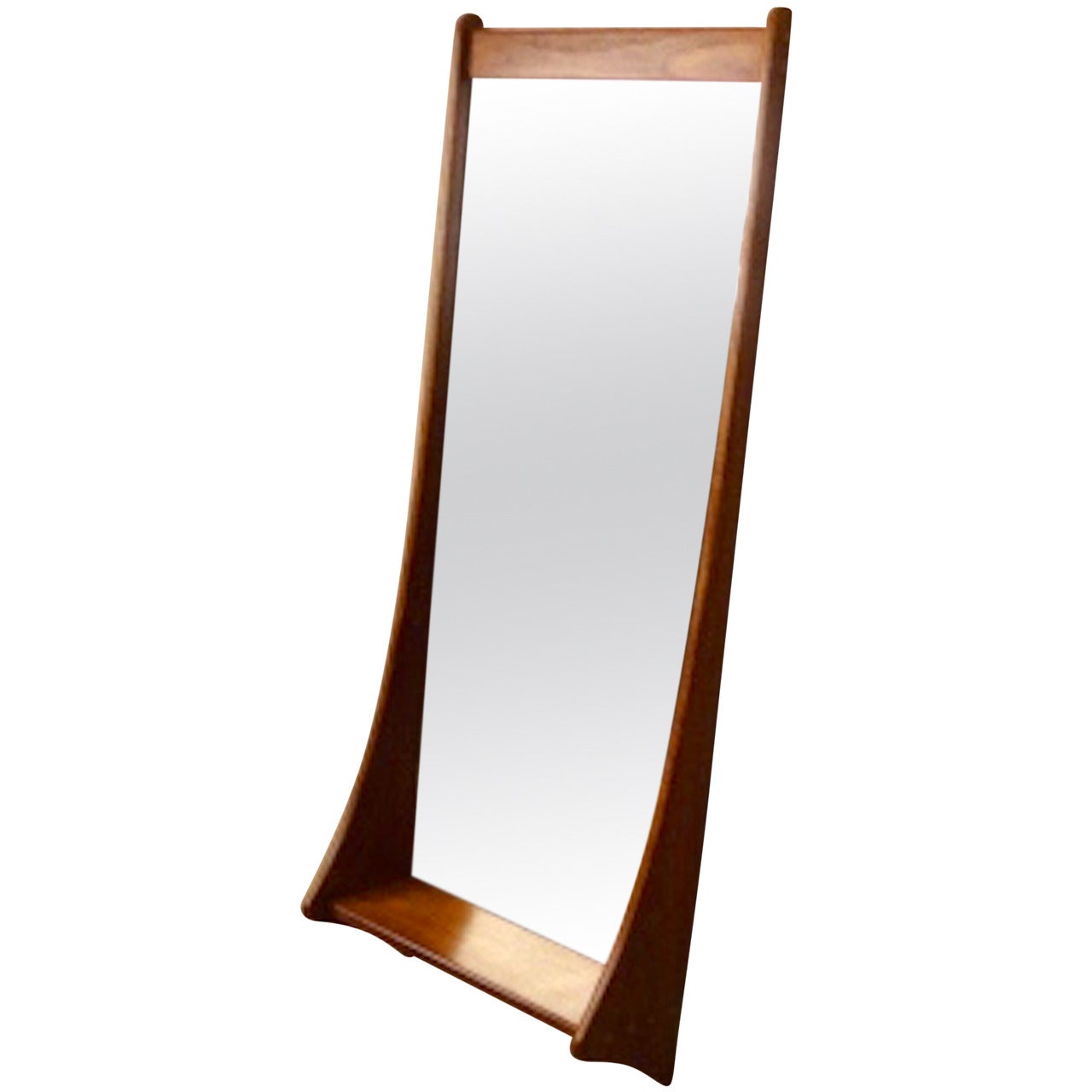 Mid-Century Danish Mirror By Pedersen and Hansen
