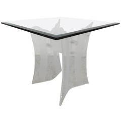 Mid-Century Modern Beveled Glass
Lucite Side Table Mid-Century Modern Beveled Glass
Lucite Side Table