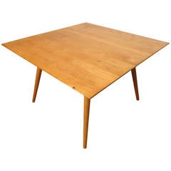 Rare Mid-Century Square Coffee Table By Paul McCobb