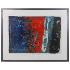 Unique Contemporary Abstract Oil Painting Signed 4