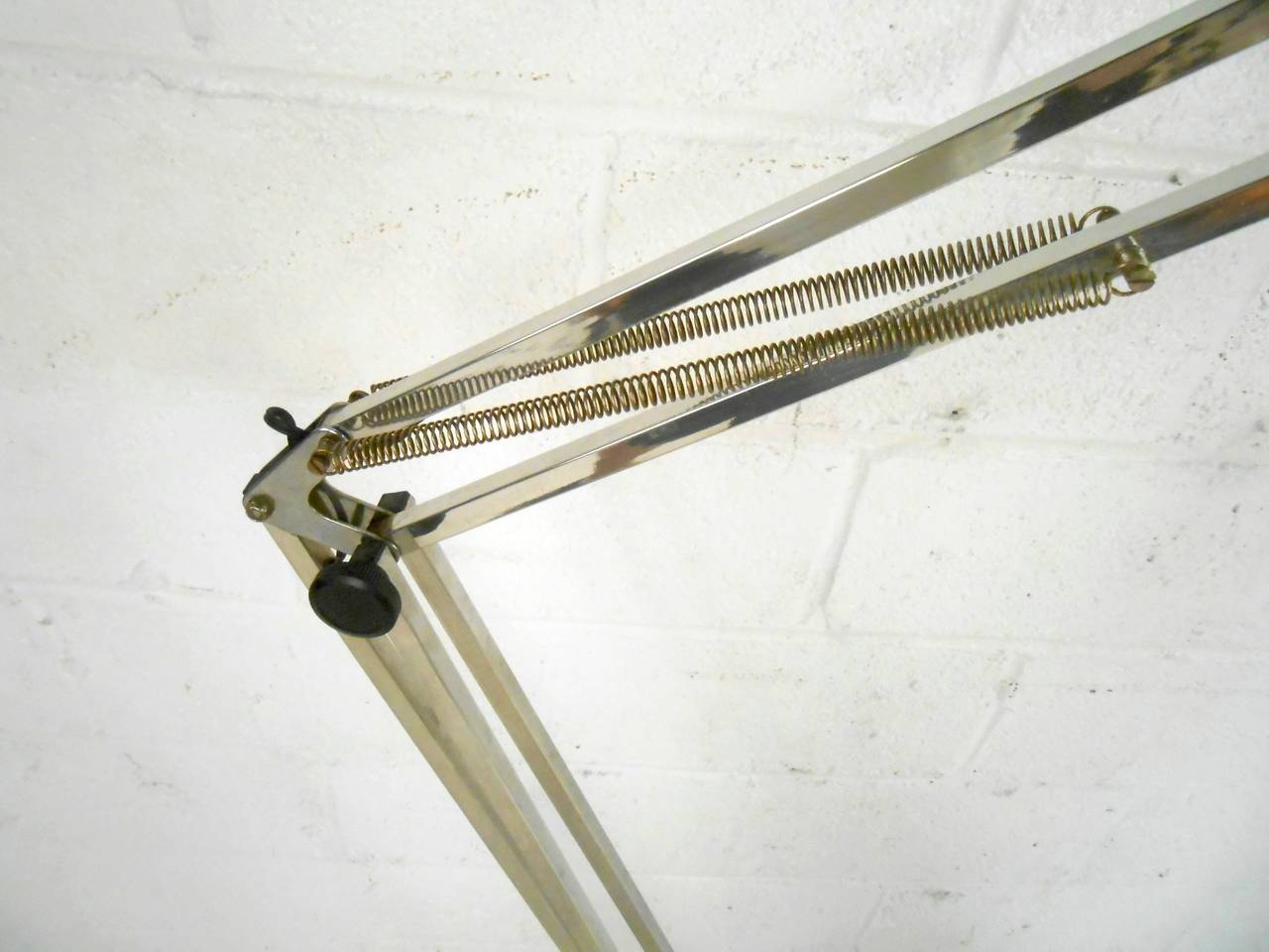 Mid-Century Modern Adjustable Chrome Floor Lamp 2