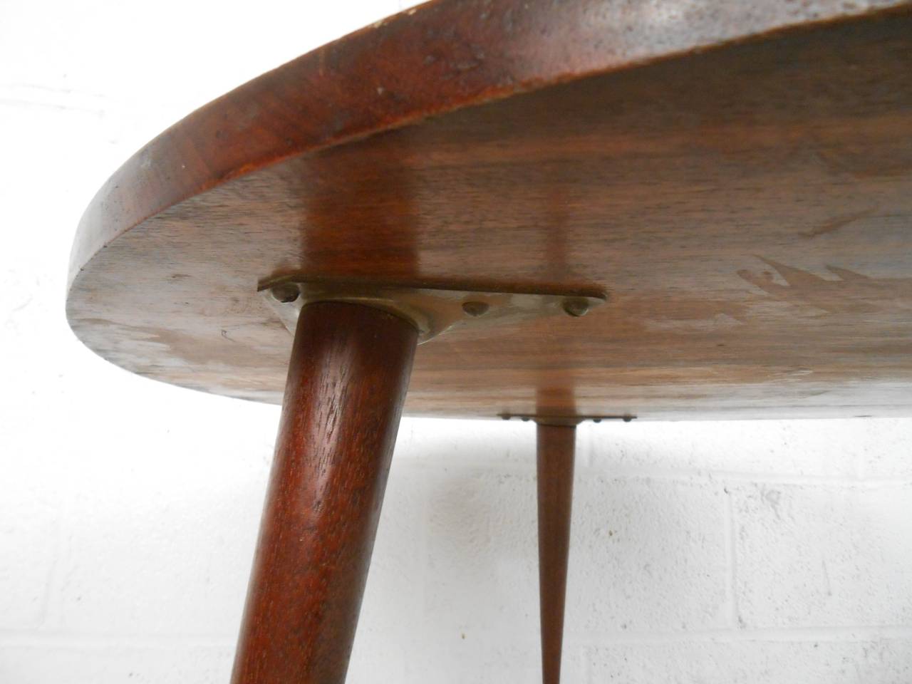 20th Century Mid-Century Modern Small Round Coffee Table