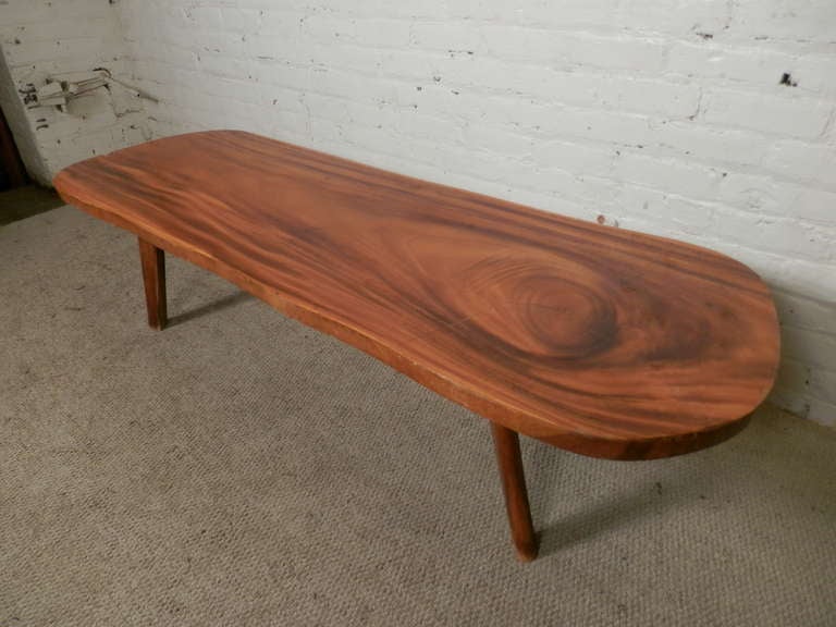 Vintage cocktail table made with a one of a kind slab. Custom built.

(Please confirm item location - NY or NJ - with dealer)