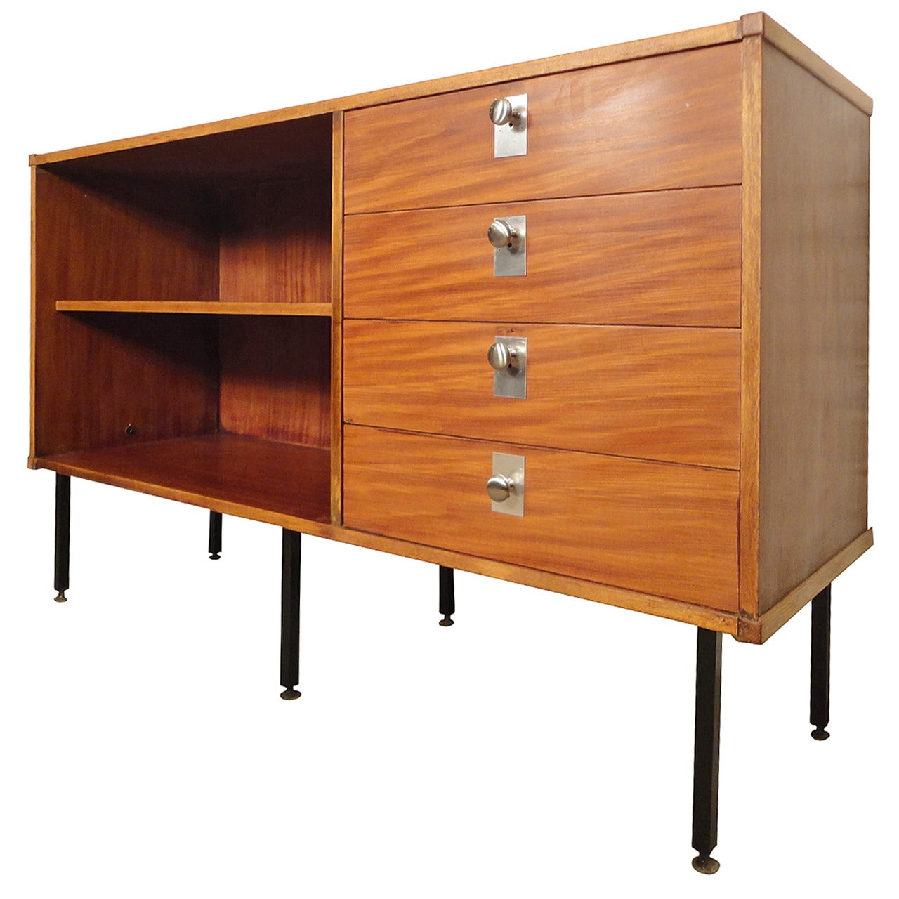 Unique Mid-Century Modern Credenza In The Style Of George Nelson