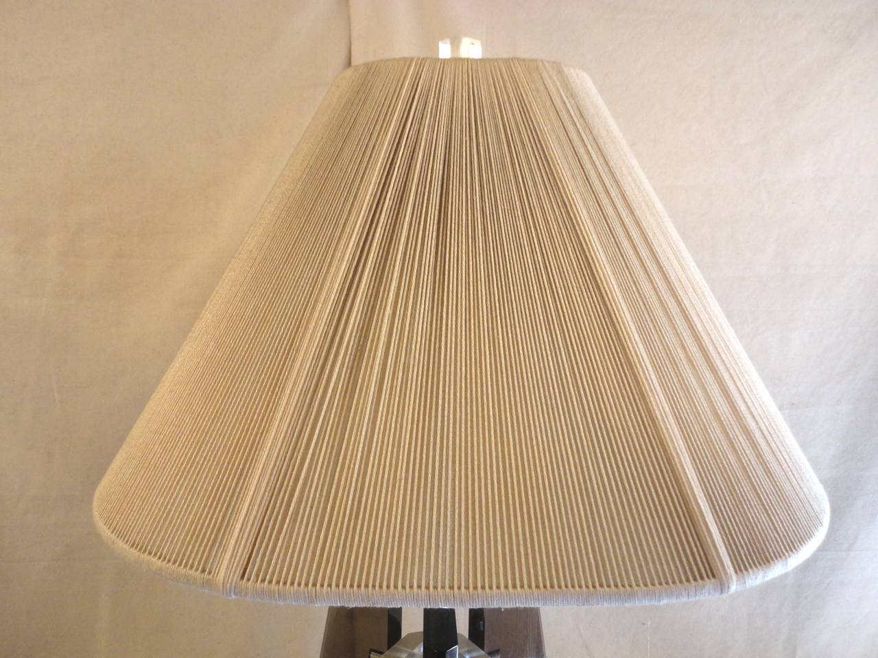 mid century lucite lamp