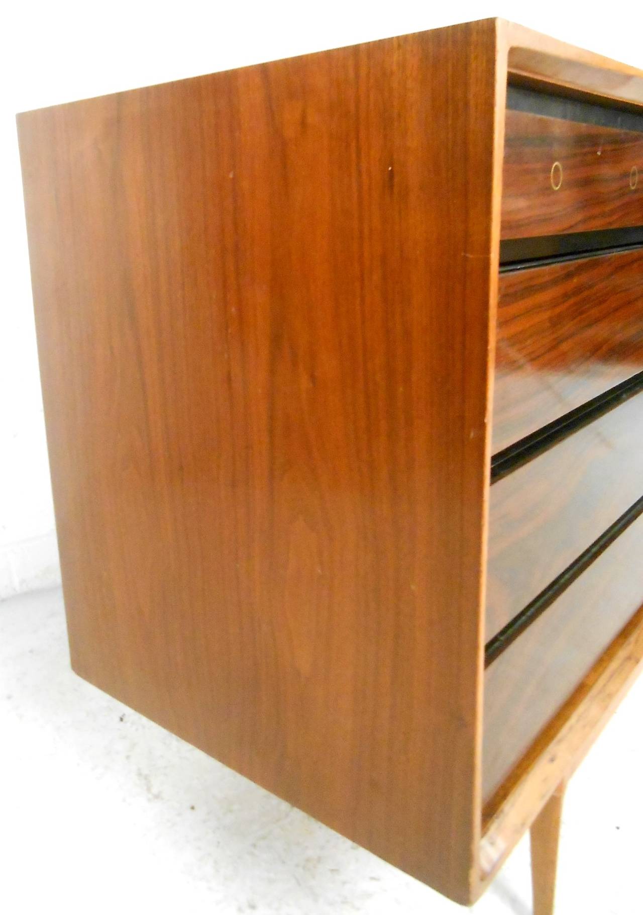 Gorgeous Mid-Century Modern Rosewood Dresser 1