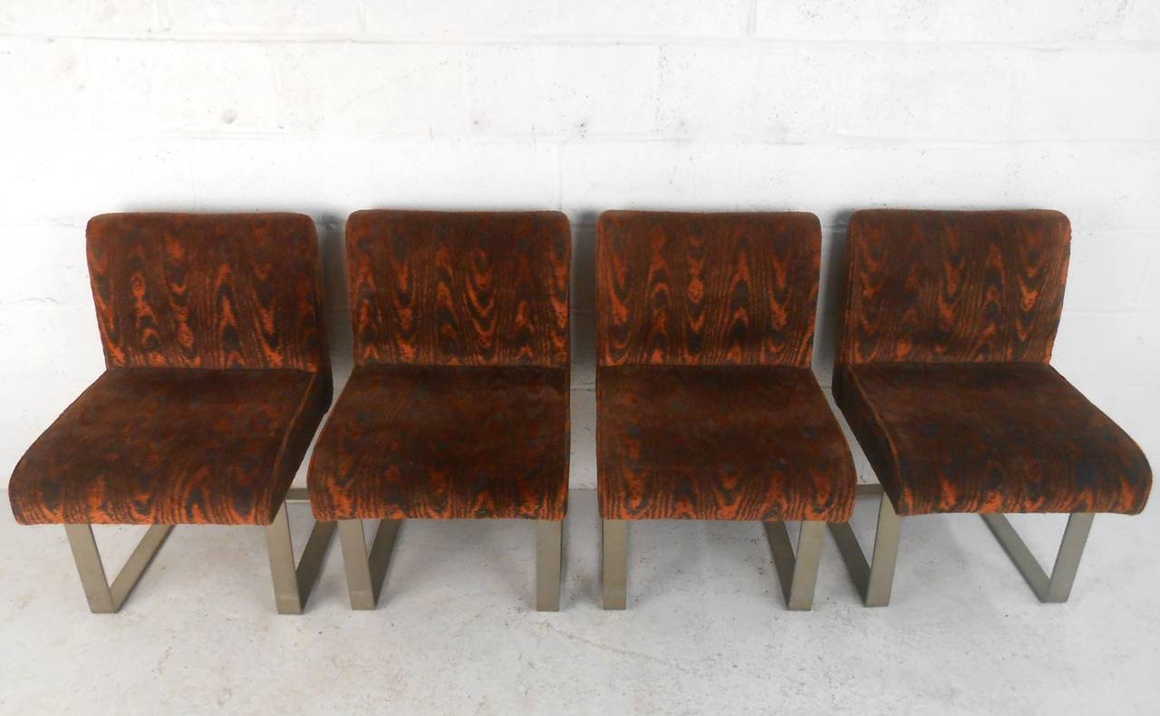 Unknown Ten Vintage Modern Dining Chairs