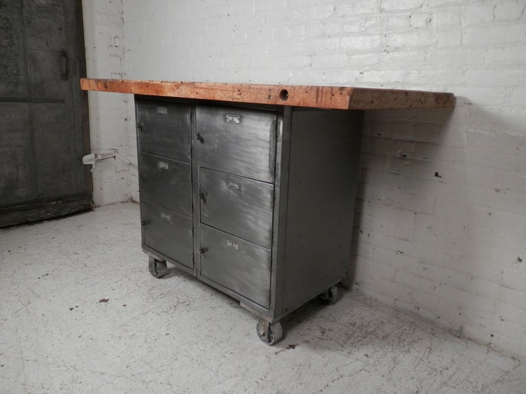 Work Table w/ Locker Base