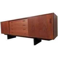 Long Teak Sever w/ Carved Pulls Long Teak Sever w/ Carved Pulls