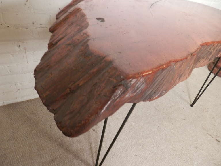 Fantastic Live Edge Desk In Good Condition For Sale In Brooklyn, NY