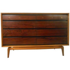 Unique Mid-Century Modern Rosewood Dresser