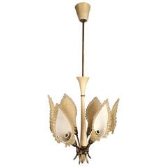 Mid-Century Modern Murano Glass Chandelier 8