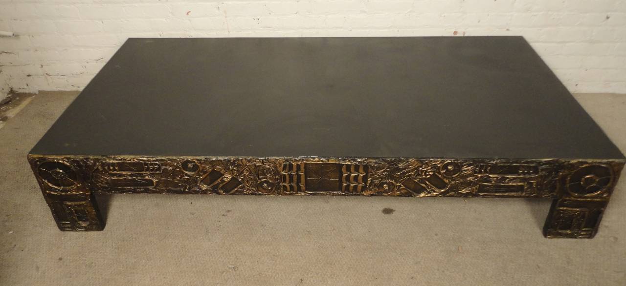 Mid-20th Century Long Adrian Pearsall Brutalist Coffee Table