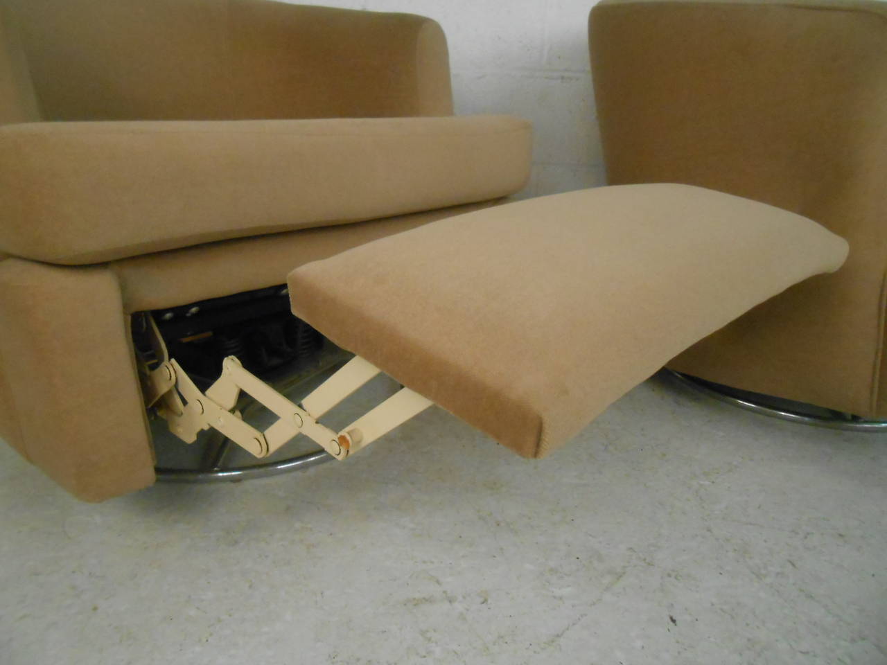 Mid-20th Century Thayer Coggin Barrel Chairs