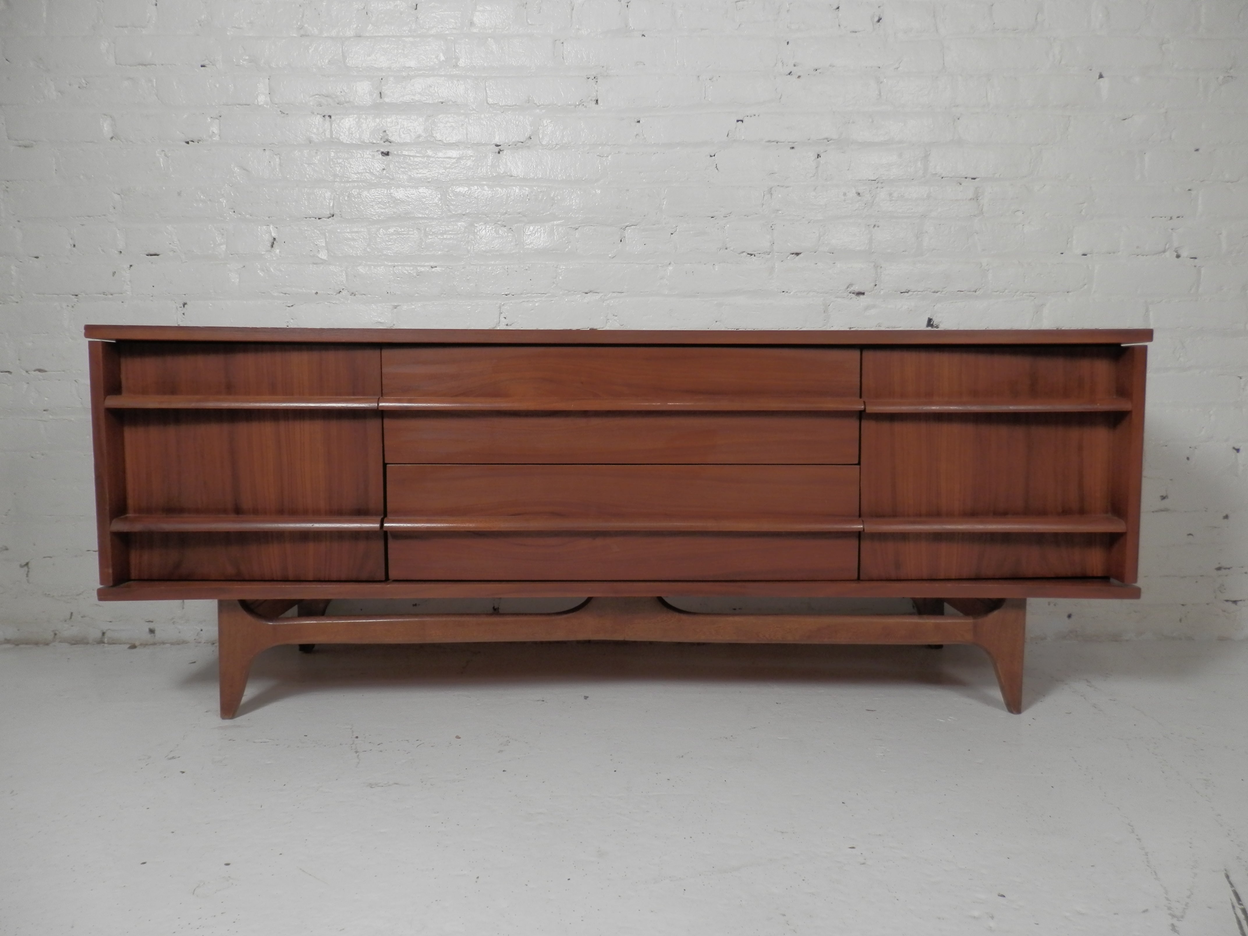 Curved Front Dresser at 1stDibs