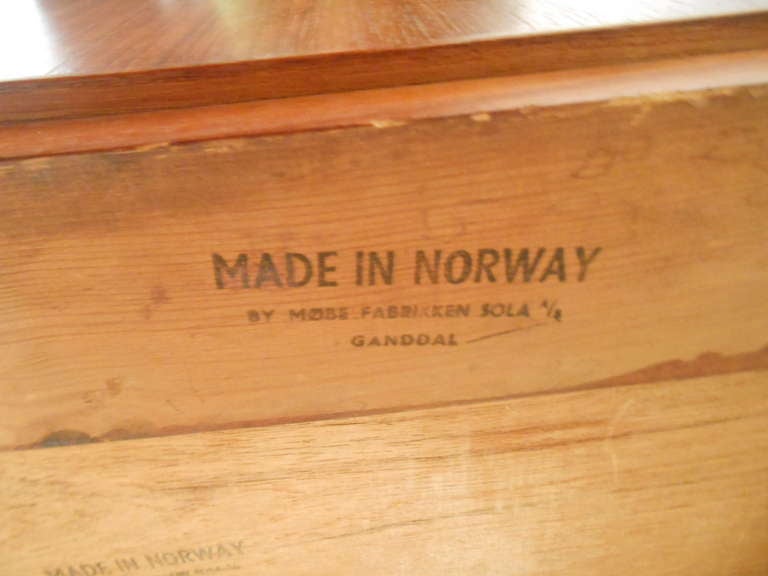 Pair of Scandinavian Modern Teak Dressers 1