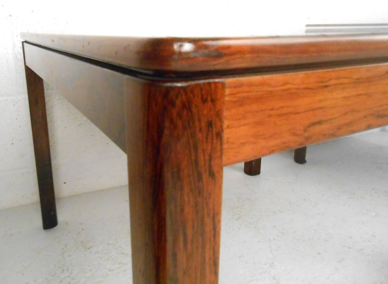 Mid-20th Century Pair Mid-Century Modern Brode Blindheim Rosewood Side Tables