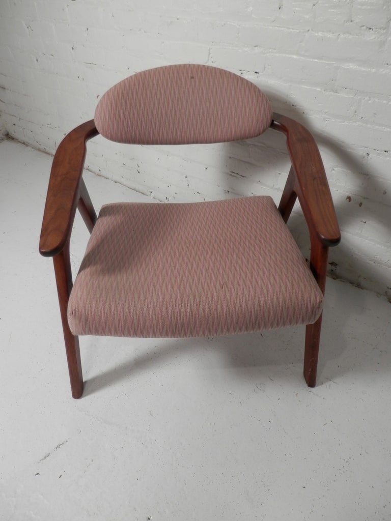 American Mid Century Modern Arm Chair By Adrian Pearsall