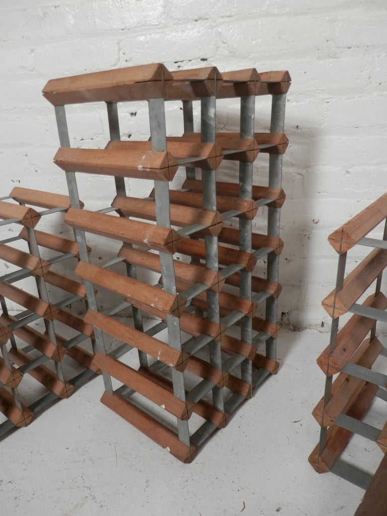 Large and small wine racks have a cool industrial look.
17w 9d 13h
24w 9d 13h

(Please confirm item location - NY or NJ - with dealer)
