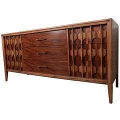 Two Tone Kent Coffey Sculpted Front Dresser 8