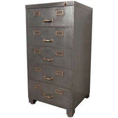 Vintage Striking Industrial File Cabinet
