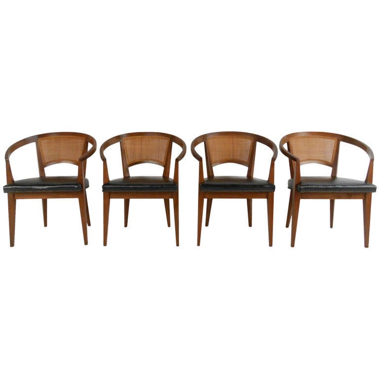 Vintage Baker Cane Back Chairs at 1stDibs baker cane chair, cane back