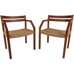 Pair J.L. Moller Armchairs