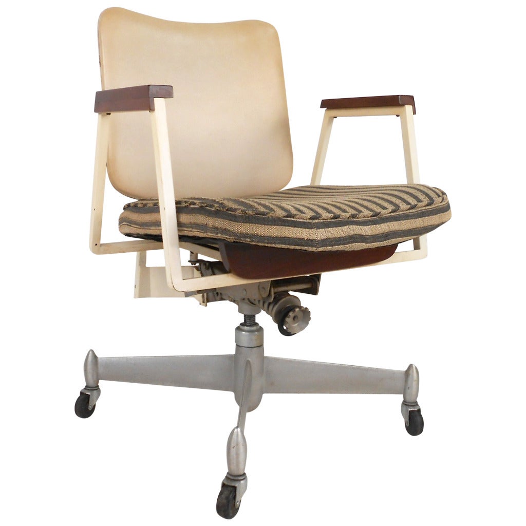 Rare Mid-Century Modern Desk Chair at 1stdibs