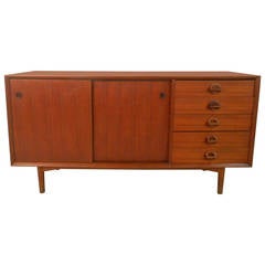 Unique Mid-Century Modern Danish Teak Credenza 8