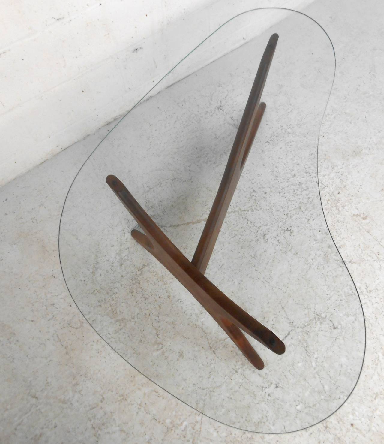 adrian pearsall kidney shaped coffee table