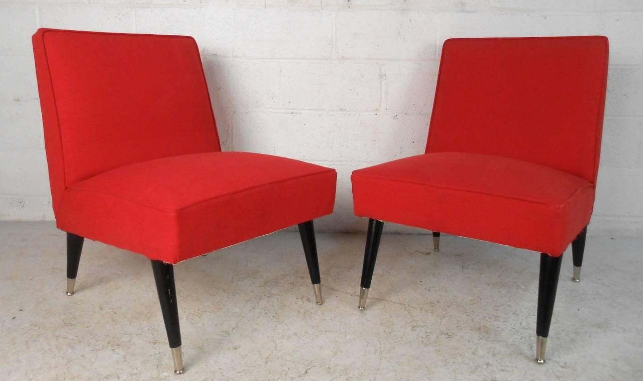 vintage slipper chairs