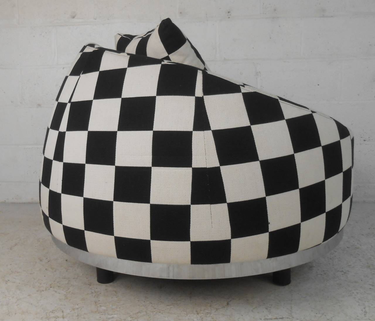 checkered chair