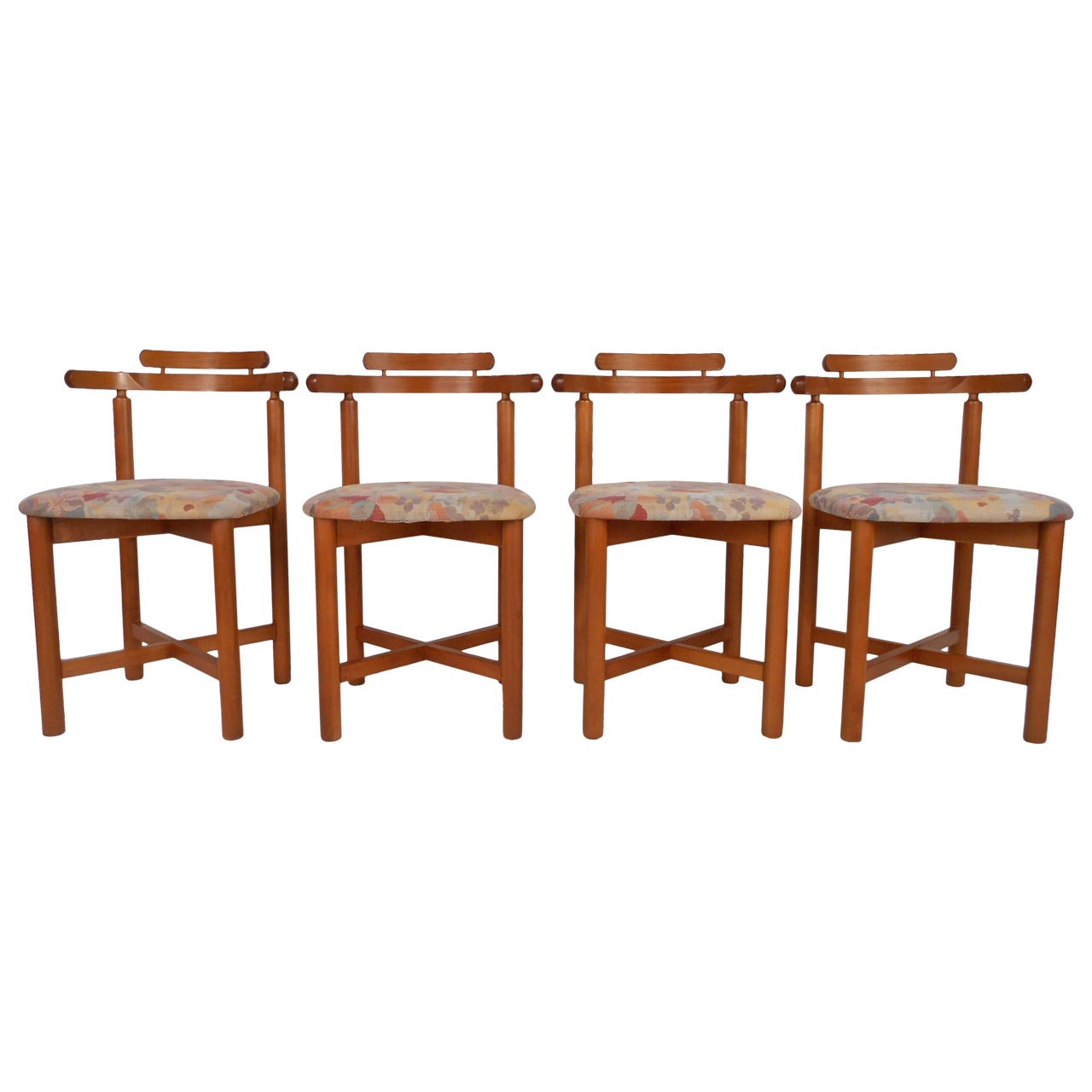 Set of Mid-Century Modern Style Danish Teak Dining Chairs by Gangso Mobler