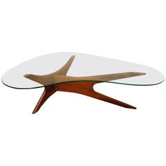 Mid-Century Modern Adrian Pearsall Kidney Shaped Coffee Table