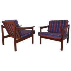 Pair of Vintage Danish Lounge Chairs
