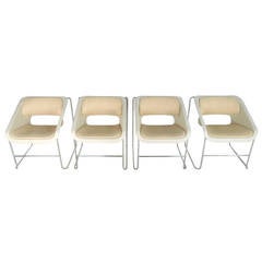 Satz von Mid-Century Modern Artopex-Stühlen „Lotus“ von Paul Boulva