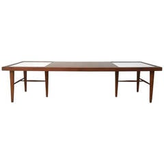 American of Martinsville Mid-Century Modern Coffee Table with Tile Inlay 5
