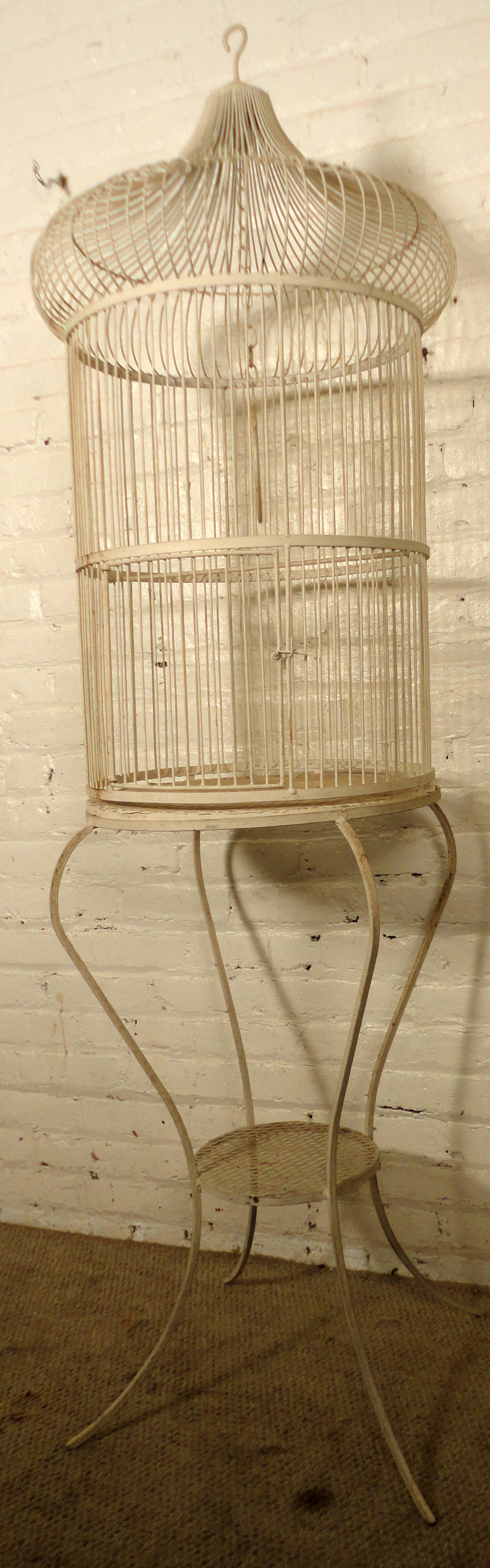 Beautiful Victorian Bent Iron Bird Cage