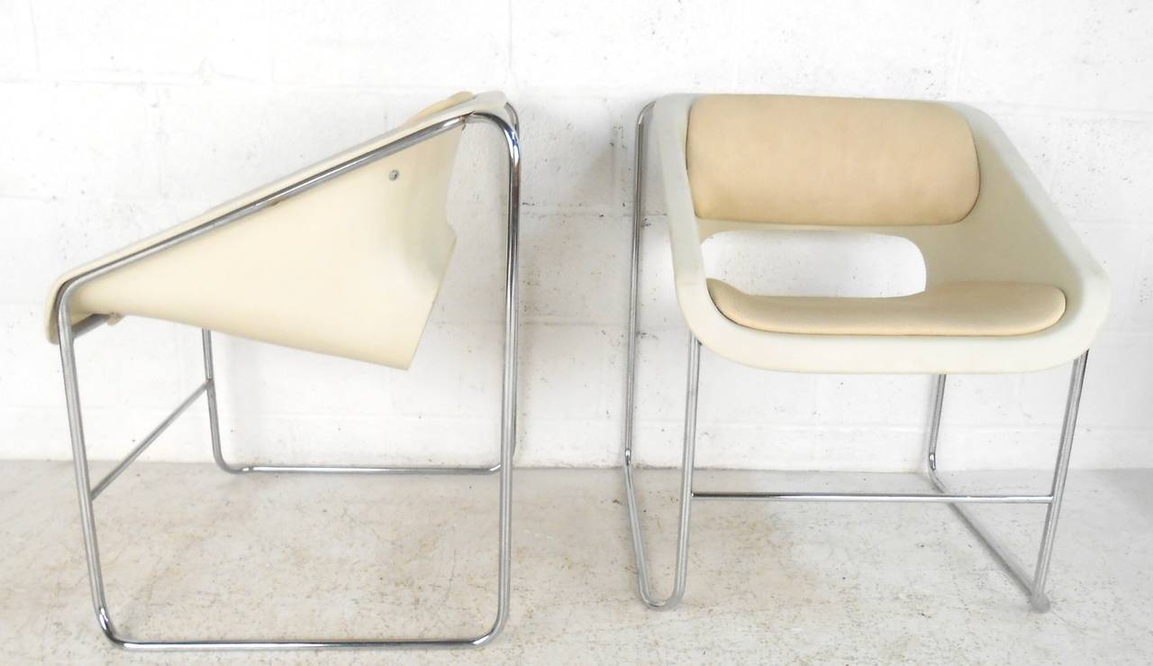 Satz von Mid-Century Modern Artopex-Stühlen „Lotus“ von Paul Boulva im Zustand „Gut“ in Brooklyn, NY