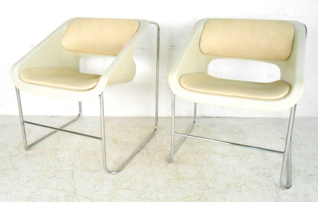 Satz von Mid-Century Modern Artopex-Stühlen „Lotus“ von Paul Boulva 2