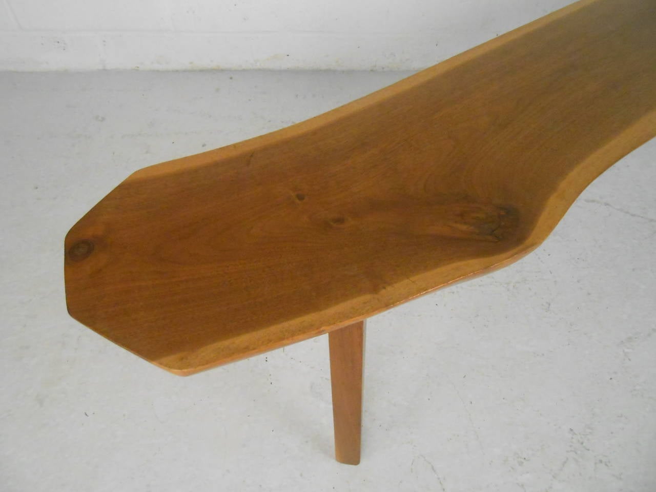 American Rustic Vintage Tree Slab Coffee Table For Sale