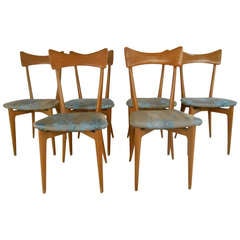 Ico Parisi Mid-Century Dining Chairs